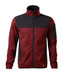 Casual softshellová bunda pánská knit marlboro red M