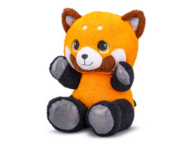 Panda červená plyšová 24cm