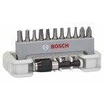 Sada šroubovacích bitů Bosch 11 dílná včetně držáku bitů PH2. PZ2. T10. T15. T20. T25. S0,6 x 4,5. S0,8 x 5,5. HEX3. HEX4. HE x 5. 25 mm