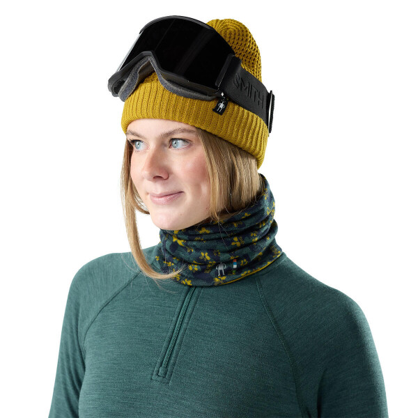 Unisex merino nákrčník SMARTWOOL Thermal Merino Reversible Neck Gaiter, Dark Teal Wild Blossom univerzální