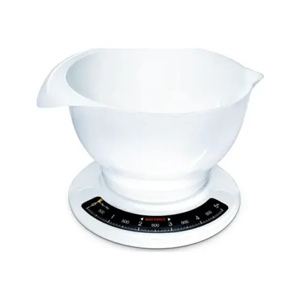 Soehnle Culina Pro bílá / kuchyňská váha / max. 5 kg / funkce TARE / 2.5 L miska (65054)