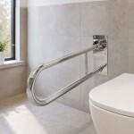 Sklopné koupelnové madlo Chrome REA-89056