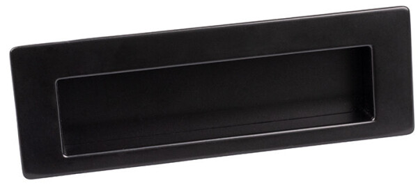 Tulip Nábytková úchytka zápustná Shellby 96mm Černá (398095)