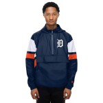 New Era Pánská bunda Detroit Tigers MLB Quarter Zip Windbreaker Velikost: M