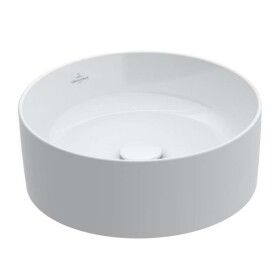 VILLEROY & BOCH - Collaro Umyvadlo na desku, průměr 40 cm, CeramicPlus, alpská bílá 4A1840R1