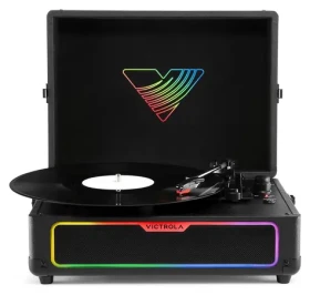 Victrola VSC-700SB-BLK-INT Journey černá / Gramofon / retro kufříkový / Bluetooth / RGB podsvícení / 3 rychlosti (100002200207)
