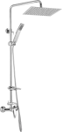 JB Sanitary Sprchová sestava s baterií MIRAM s horním vývodem, 20x20cm, s příslušenstvím SM 61 011 05 1