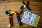 EDX Education 2D3D Skládací geometrické tvary, set 12ks