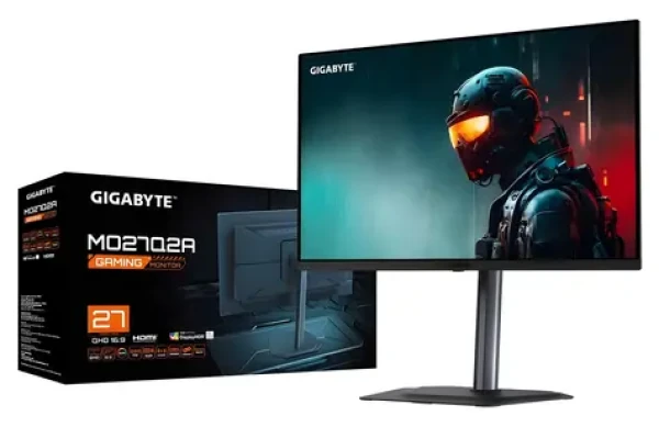 27" GIGABYTE MO27Q2A černá / QD-OLED / 2560x1440 / 16:9 / 280Hz / 0.03ms / HDMI + DP + USB-C / VESA / Repro (MO27Q2A)