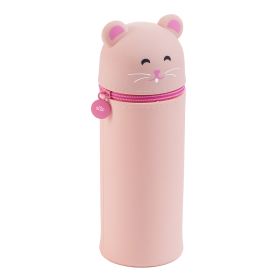 Miquelrius B2F - penál se zipem Little Pets, křeček, růžový