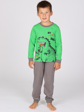 EVONA a.s. Dětské dlouhé pyžamo P DINOS - P DINOS BASS 152-158