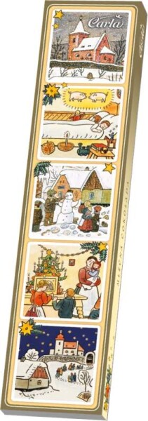 Lada Vánoce mléčné čokoládky 25g (Carla)