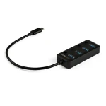 StarTech USB-A Hub 4 porty černá / 4x USB-A / 5 Gbs (HB30C4AIB)