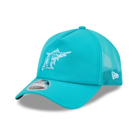 New Era Pánská kšiltovka Miami Marlins MLB 2026 Batting Practice 9FORTY APEX Trucker