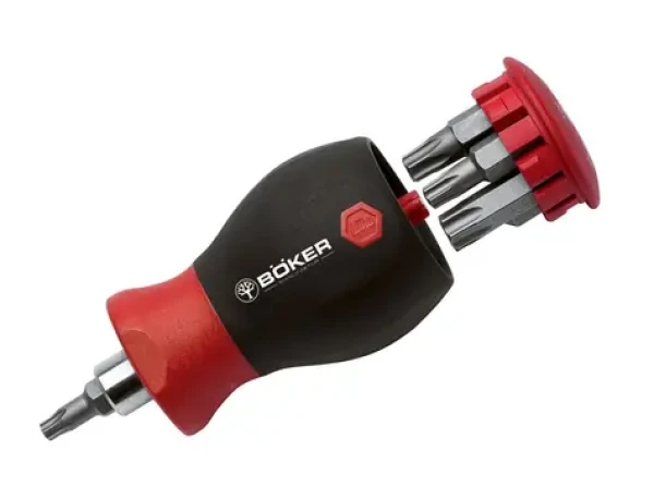 Böker Germany Toolkit Torx červená / Servisní sada Torx / bity Wiha / TX 4-15 (09BO700)