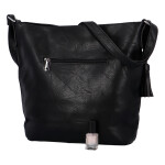 Trendová dámská koženková kabelka Miranda, černá