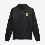 Fanatics Pánská bunda Boston Bruins NHL Authentic Pro Rink Fleece Quarter-Zip Pullover Velikost: XL