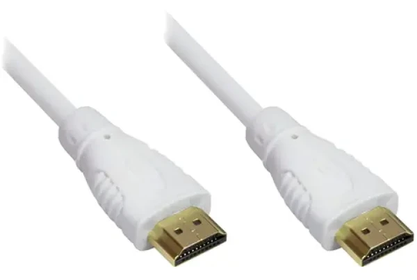 Techly bílá / HDMI kabel / 0,5 m / 4K / s Ethernetem / ARC (ICOC-HDMI-4-005NWT)