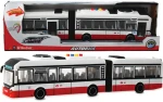 SPARKYS Kloubový autobus City Service Car červená