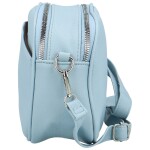 Trendy dámská koženková crossbody kabelka Willa, světle modrá