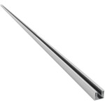 CERANO Stěnový zápustný profil pro sprchové zástěny Walk-in - 10 mm - chrom - 200 cm