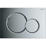 GEBERIT - Duofix Set předstěnové instalace, klozetu Alpha a sedátka, tlačítko Sigma01, lesklý chrom SANI11CD1125