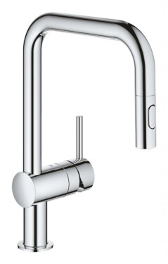 GROHE - Minta Dřezová baterie s výsuvnou sprškou, chrom 32322002