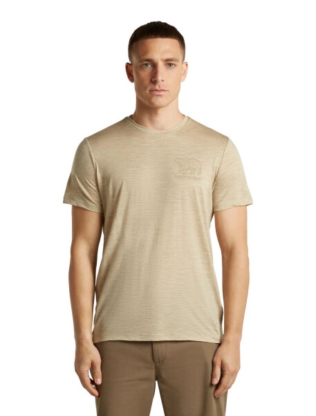 Pánské merino triko krátký rukáv ICEBREAKER Mens Merino 150 Tech Lite SS Tee Forest Footsc, Bay Heather velikost: XXL
