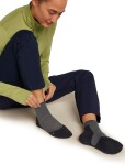 Dámské merino turistické ponožky ICEBREAKER Wmns Hike+ Light Mini, Obsidian/Black velikost: 35-37 (S)