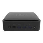 GIGABYTE Brix GB-BER7-8840 černá / AMD Ryzen 7 8840U / Bez RAM / Bez SSD / AMD Radeon 780M / BezOS (GB-BER7-8840)