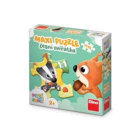 Puzzle MAXI První hraní: Lesní zvířata 15 dílků