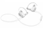 Bang Olufsen Earset bílá sluchátka mikrofon Bluetooth