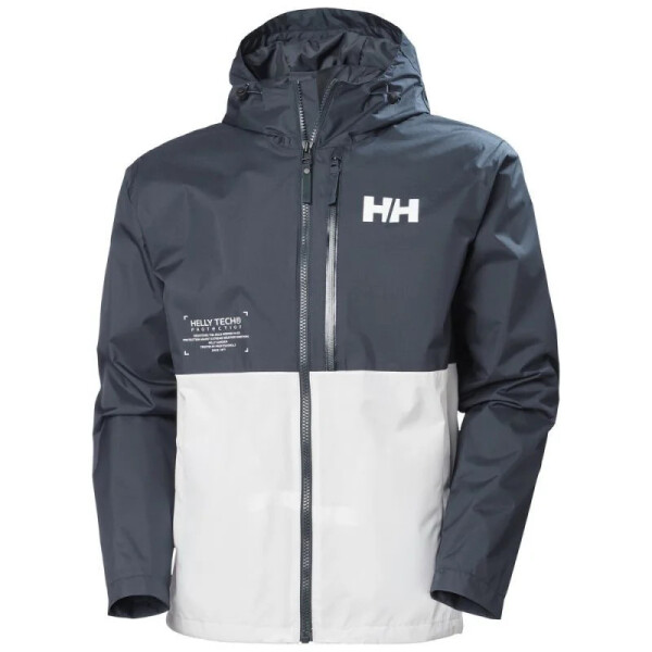 Pánská bunda Active Pace M 53085 598 Tmavě šedá s bílou - Helly Hansen tm.šedá-bílá L