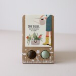 Blossombs Sada semínek divokých květin Watering / Dear Teacher - 2 ks, béžová barva, přírodní barva, papír