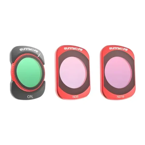Sunnylife Sada filtrů pro DJI Osmo Pocket 4, Pocket 3 / Filtr pro kapesní kameru / CPL / ND8 / ND16 (OP4-FI220)