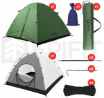 EPIFIT HORIZON 2.0 , kempingový stan pro 2 osoby – 205 x 150 x 120 cm