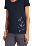 Dámské merino tričko s krátkým rukávem ICEBREAKER Wmns 150 Tech Lite SS Scoop Tee Panax, Midnight Navy velikost: S