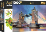Puzzle s třídičem 2v1: Tower Bridge, Londýn 1000 dílků