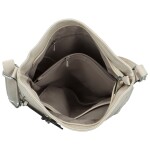 Trendy dámská koženková crossbody kabelka Zeta, krémová