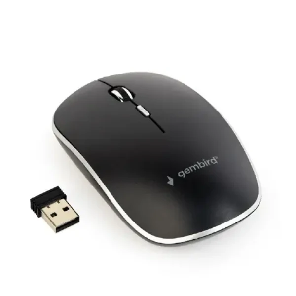 Gembird MUSW-4BS-01 černá / bezdrátová optická myš / USB / 1600DPI (MUSW-4BS-01)