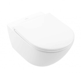 VILLEROY & BOCH - Subway 3.0 Závěsné WC se sedátkem SoftClosing, TwistFlush, CeramicPlus, alpská bílá 4670T9R1