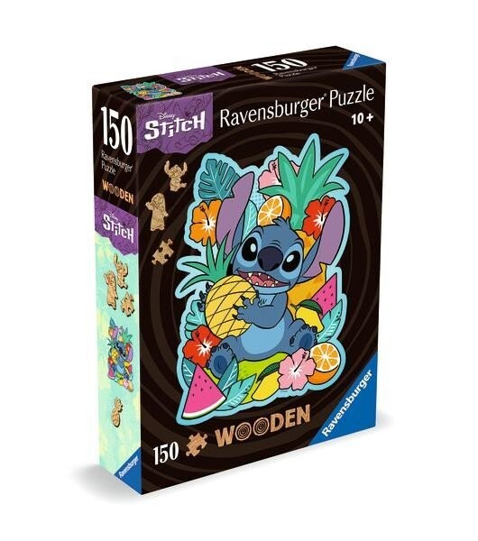 Dřevěné puzzle Disney: Stitch