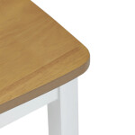 Jídelní set 1+4, rozměr stolu 120x75x75 cm, MDF, dýha, masivní nohy, moření dub