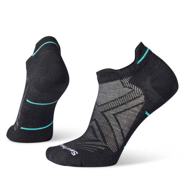 Dámské merino běžecké ponožky SMARTWOOL Women's Run Zero Cushion Low Ankle Socks, Black velikost: 38-41 (M)