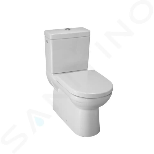 Laufen - Pro WC kombi mísa, 670x360 mm, zadní/spodní odpad, s LCC, bílá H8249584000001