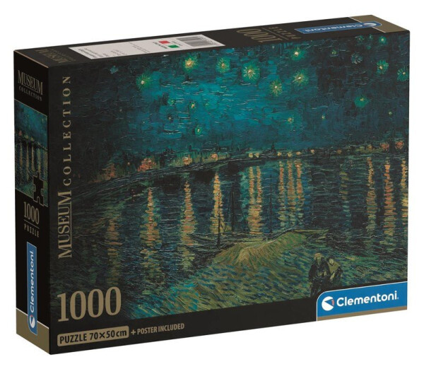 Puzzle Museum: Hvězdná noc nad Rhônou 1000 dílků