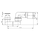POLYSAN - Sifon 6/4", DN40/50 71693