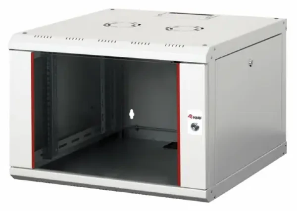Equip Pro Mount světle šedá / Nástěnný rozvaděč / 19" / 7U / 600x600 mm / pasivní chlazení / skleněné dveře (EPM-07-6060-G-CBAA)