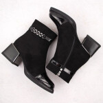 D&A S.Barski boty s ozdobným podpatkem Premium Collection W MR880-018 OLI269A 37