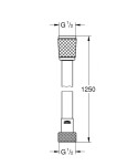 GROHE - Hadice Sprchová hadice VitalioFlex Trend 1,25 m, chrom 22114000